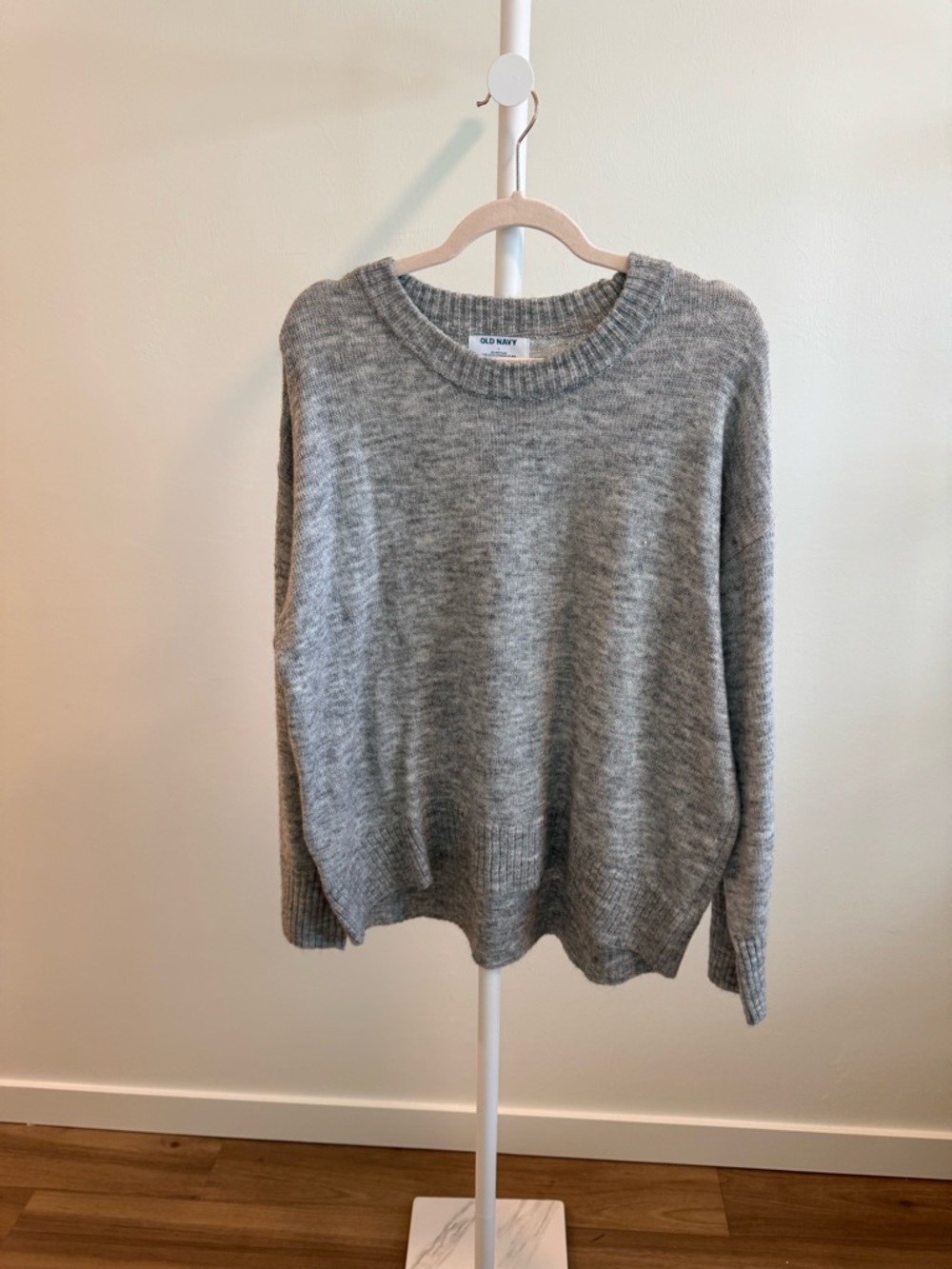 Old Navy Cozy Grey Crewneck Sweater oversized L women’s